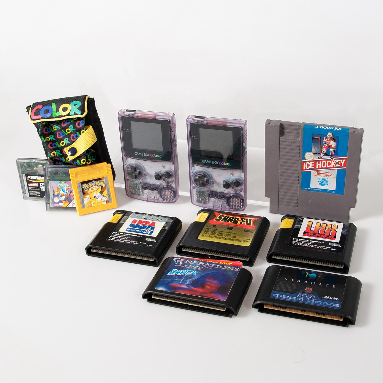 NINTENDO, Gameboy color samt diverse spel.