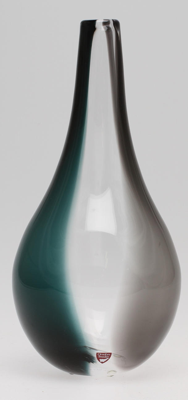 VAS, glas, Lena Bergström, Orrefors, Expo, signerad.