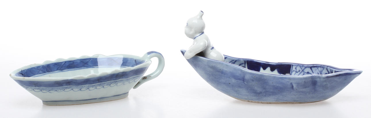 SÅSSKÅLAR, 2 st, porslin, Kina.