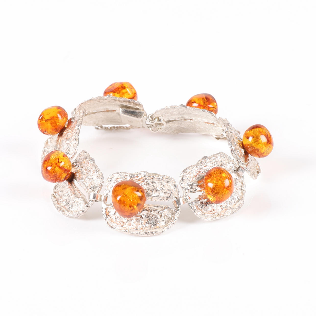 PULSERA, Plata, Ámbar.