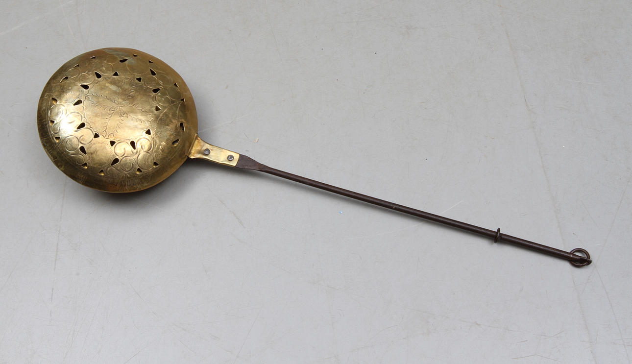 SÄNGVÄRMARE, smide och mässing, 1900-tal.