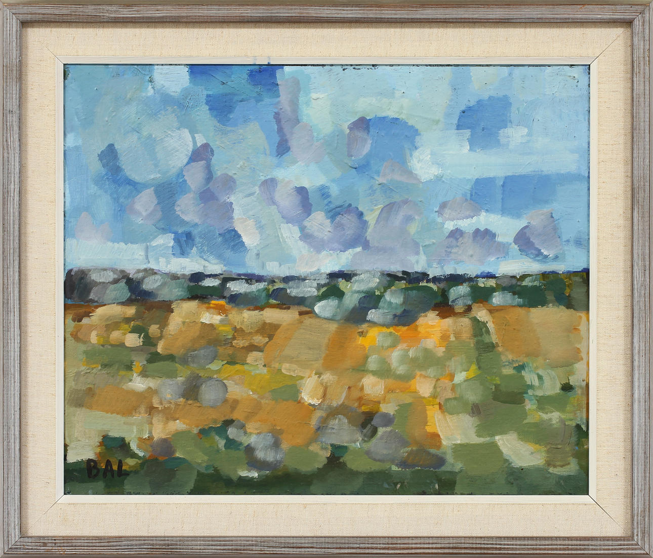 BENG ARNE LINDEROS, olja på pannå, sign.