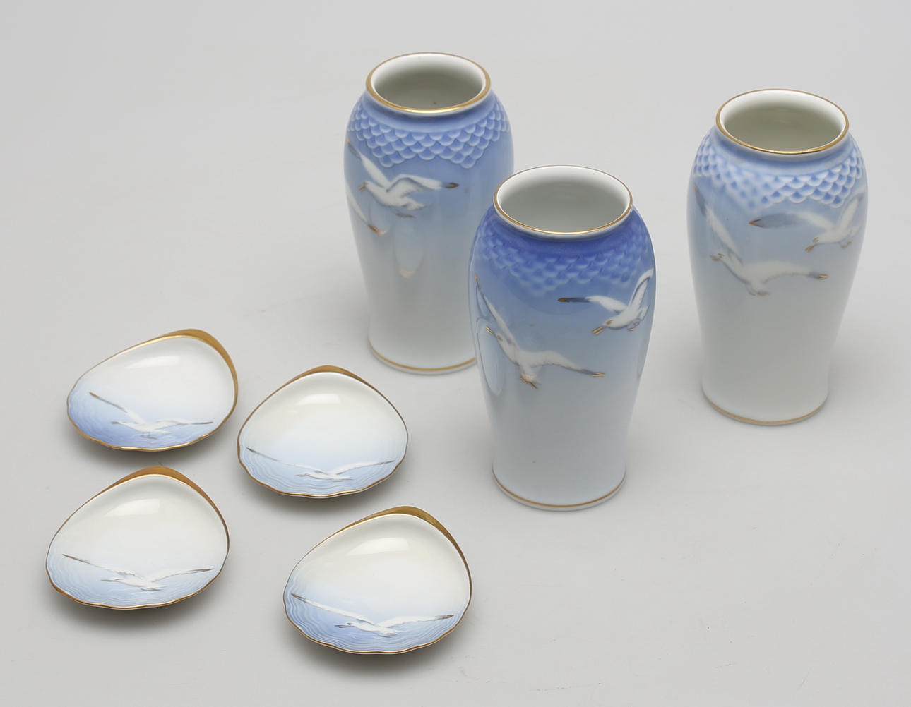 VASER, 3 st och SMÖRFAT 4 st, Bing och Gröndal, Blå Måsen.