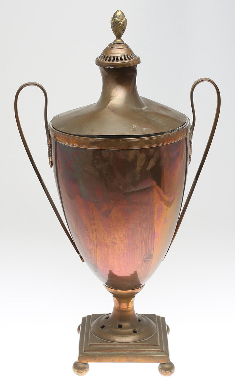 SAMOVAR koppar/mässing, empir 1800-tal.