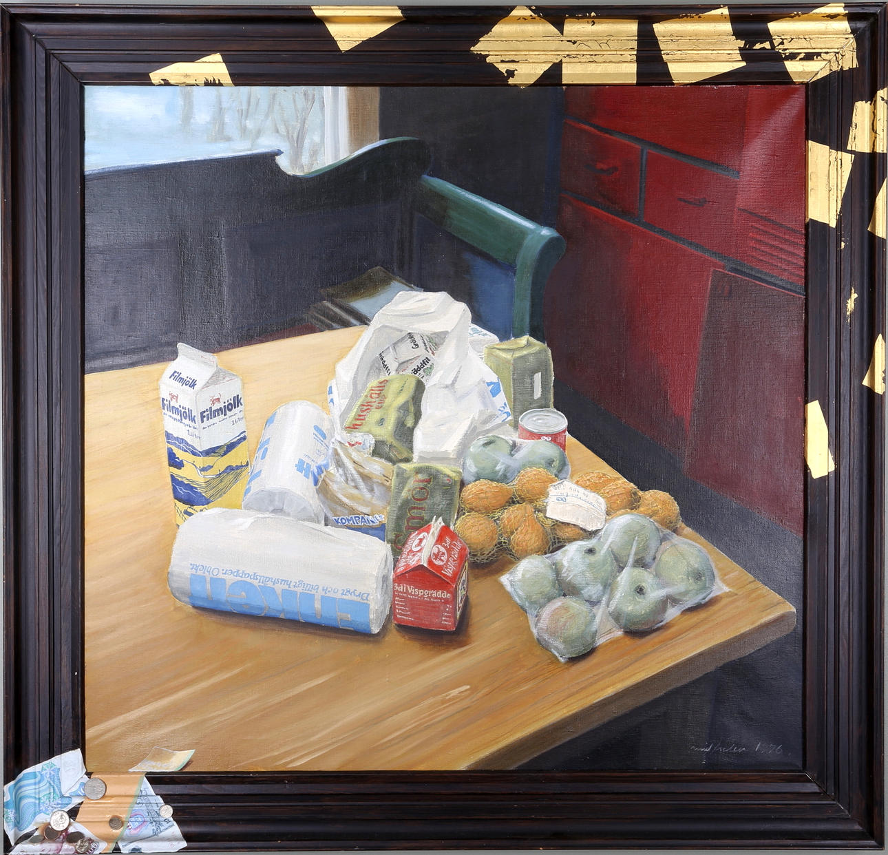 KNUD ANDERSÉN. OLJA på duk, 1976.