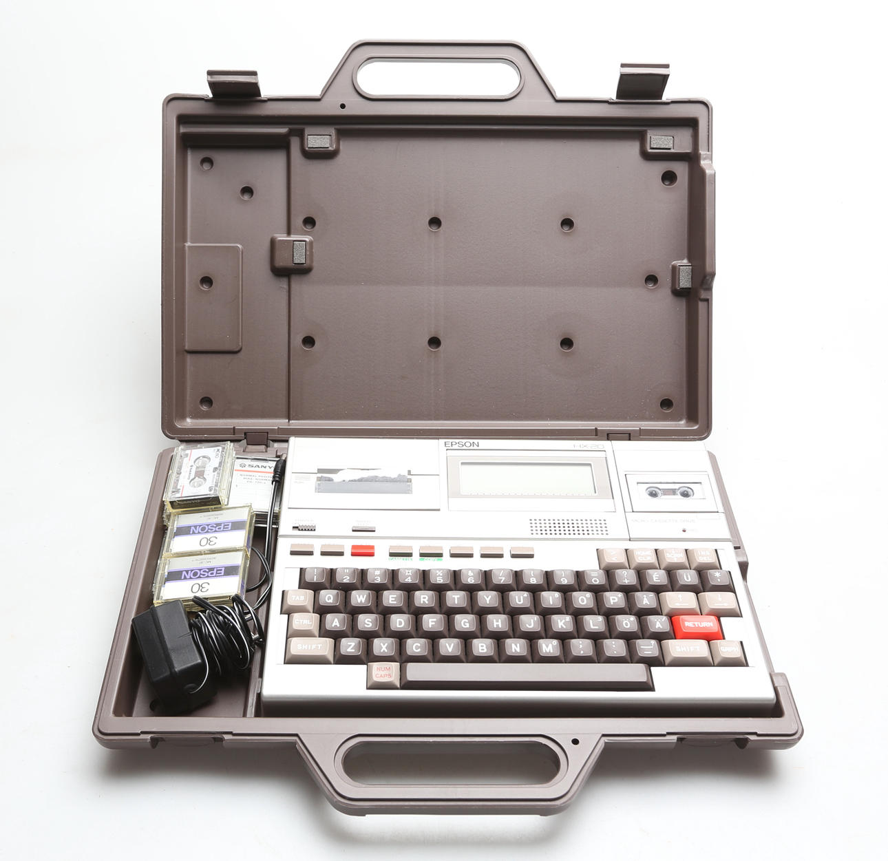 COMPUTADORA para grabación, Epson HX-20, 1900.