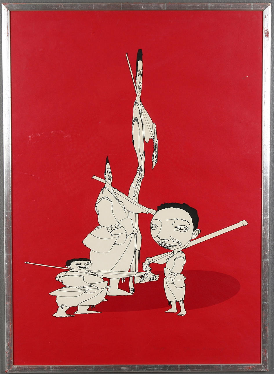 GÖSTA GIEROW. LITOGRAFIER, 4 st, signerade och numrerade, 1960-tal.