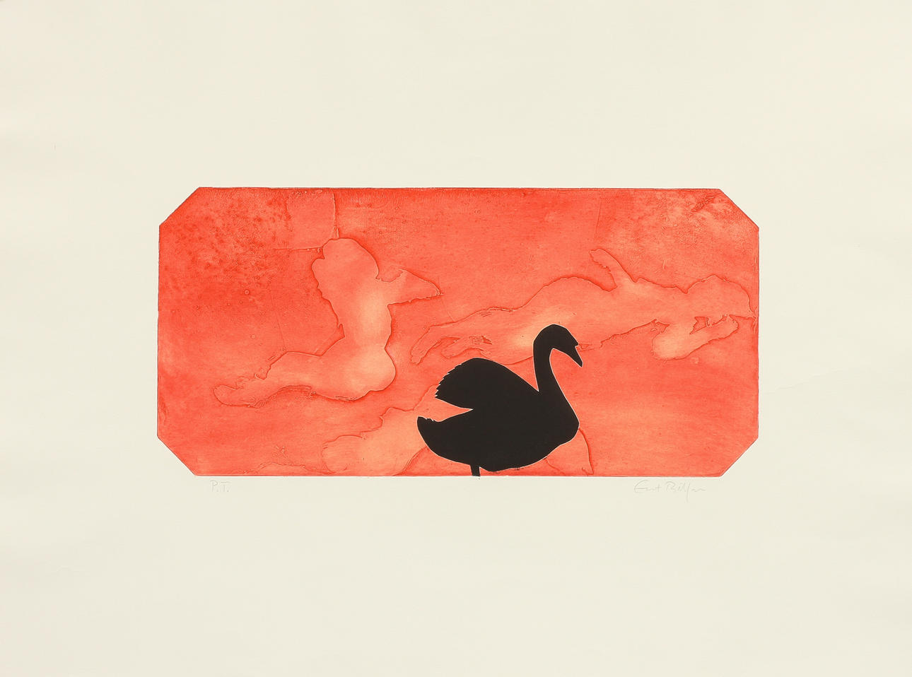 ERNST BILLGREN. Litografi, signerad och numrerad provtryck.