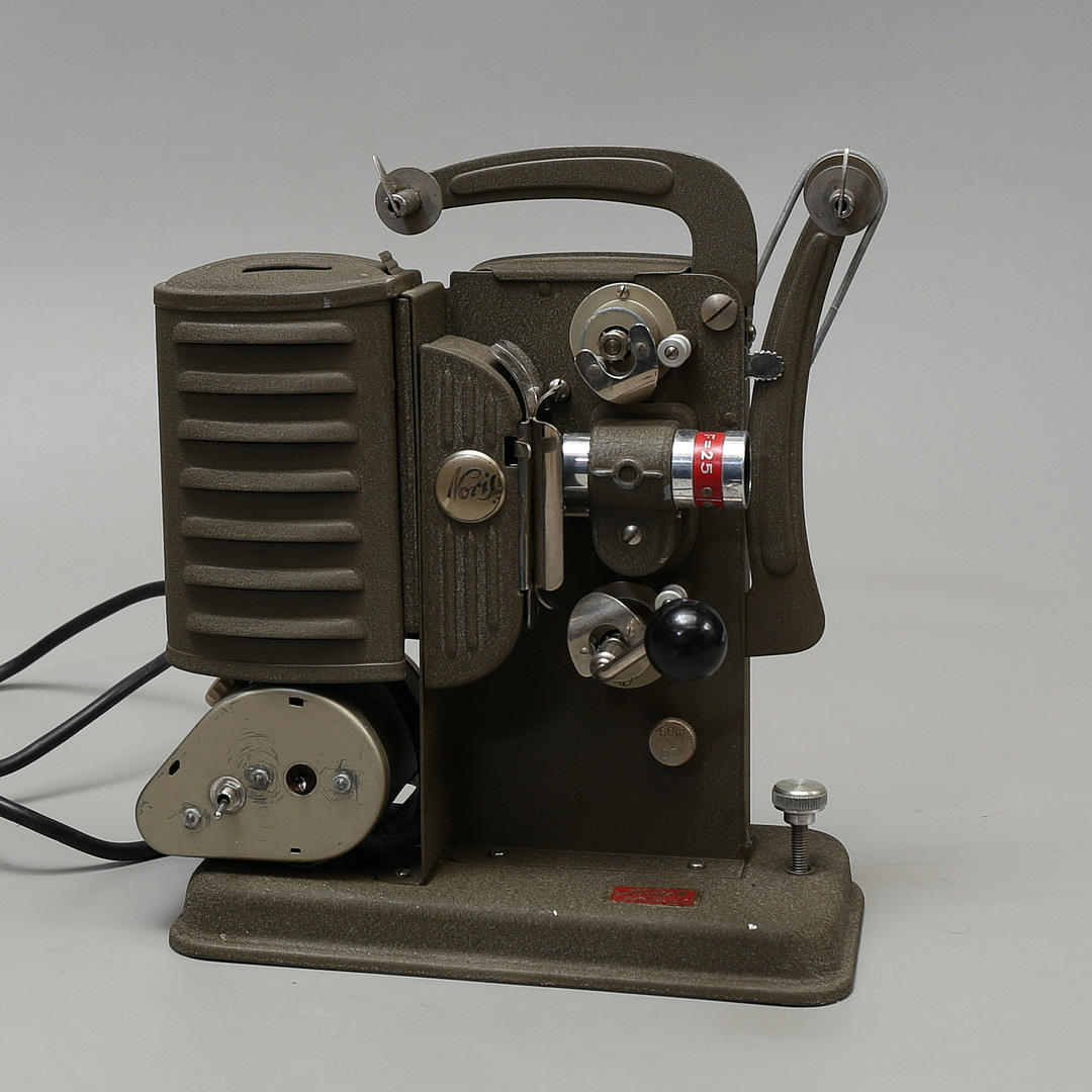CAMERA and PROJECTOR, narrow film, 1900s.