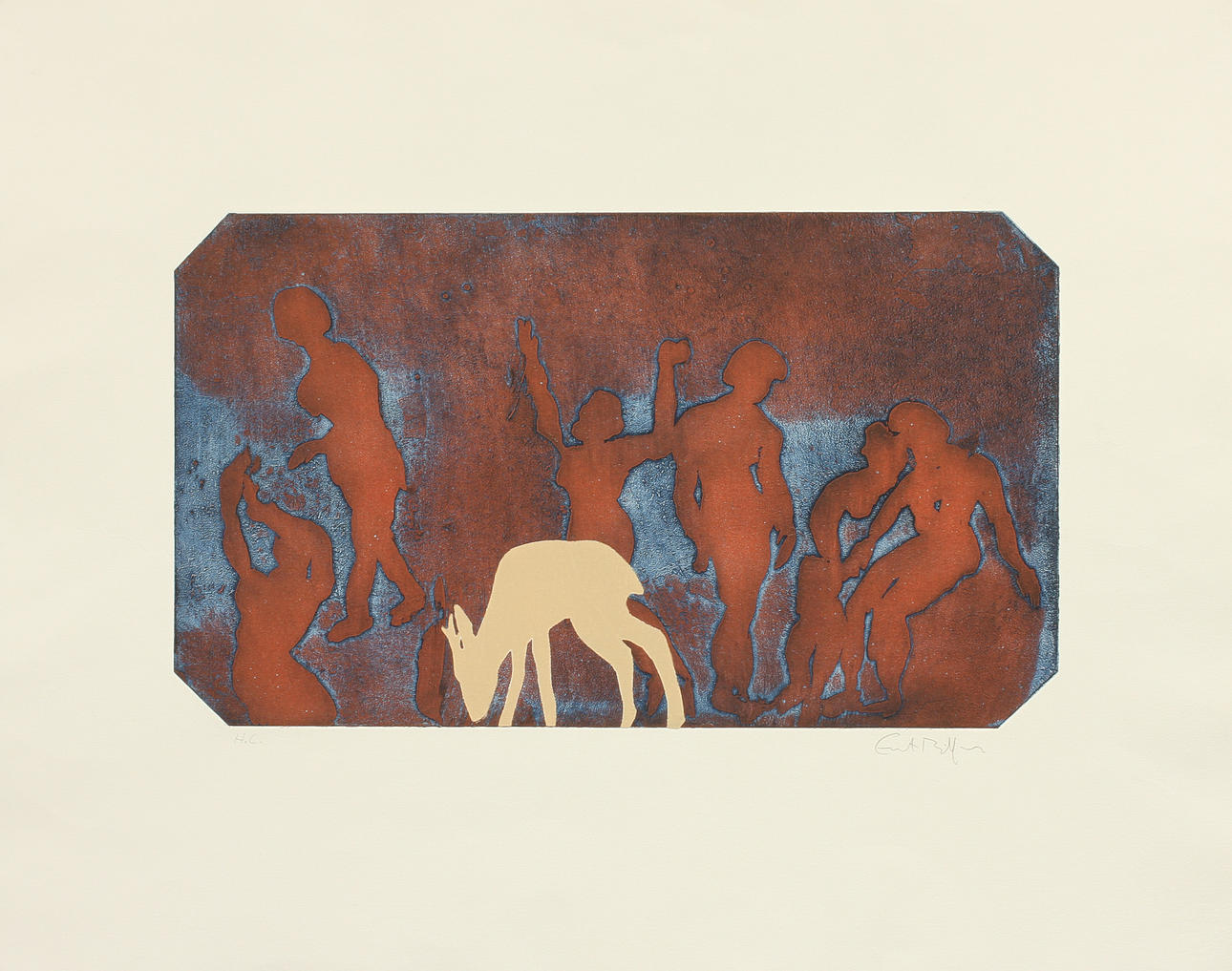 ERNST BILLGREN. Litografi, signerad och numrerad H.C.