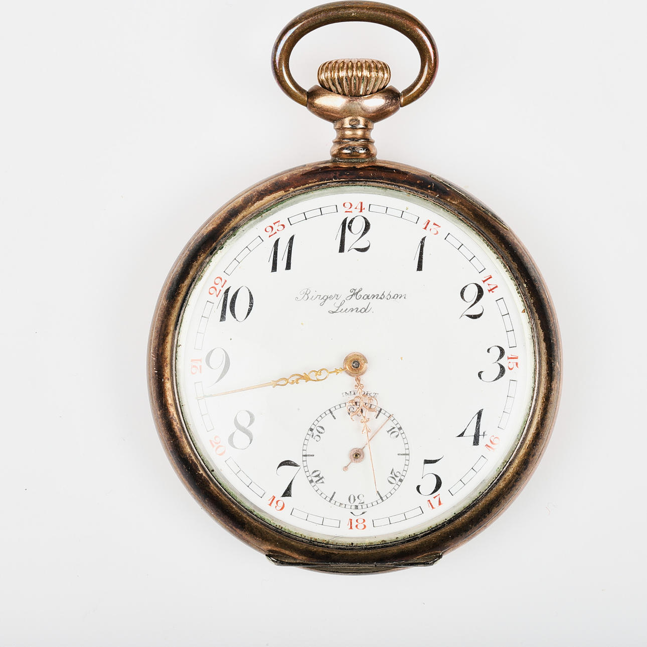 POCKET WATCH, silver, Birger Hansson, Lund.