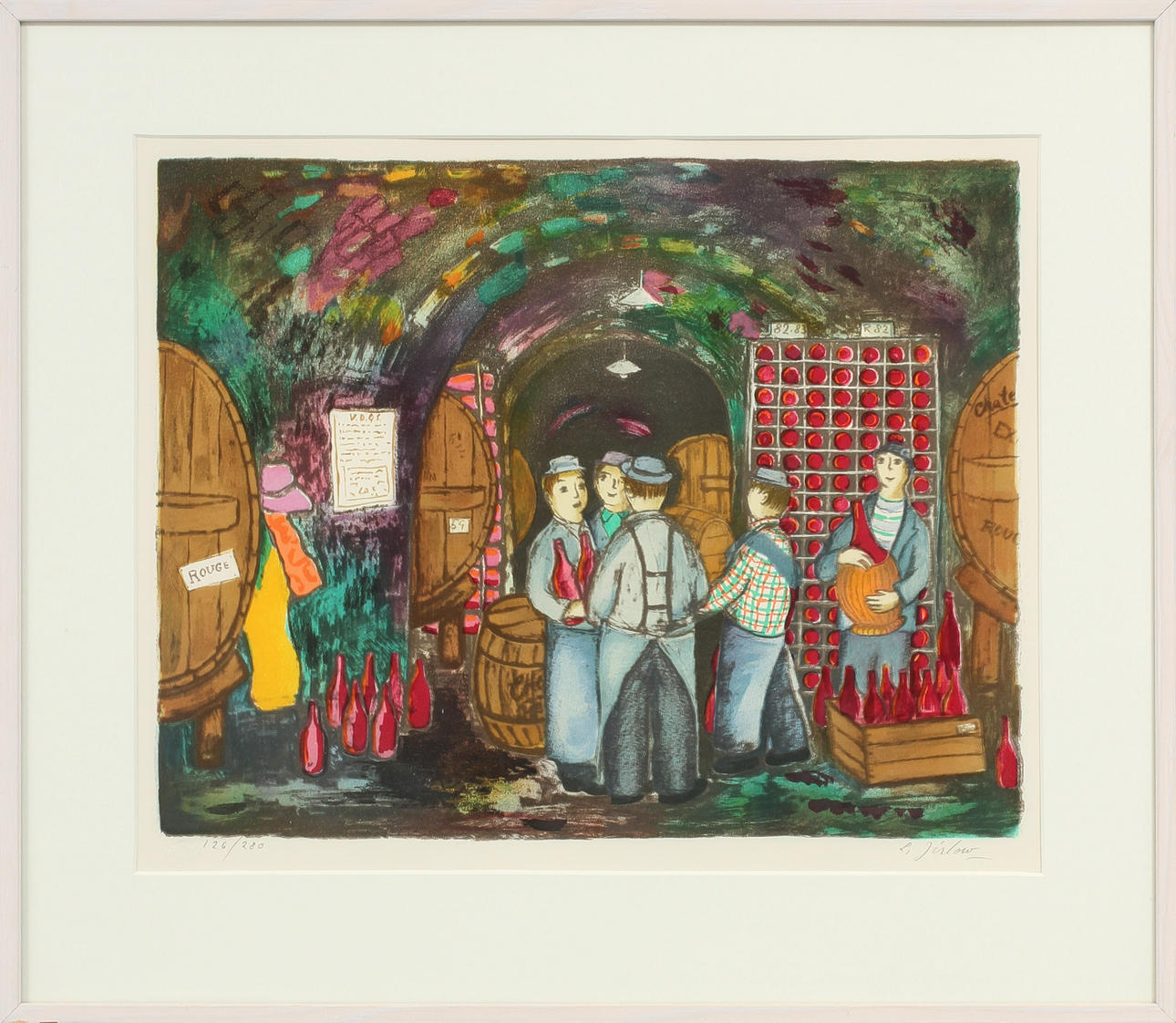 LENNART JIRLOW, litografi, sign o nuumr 126/280.