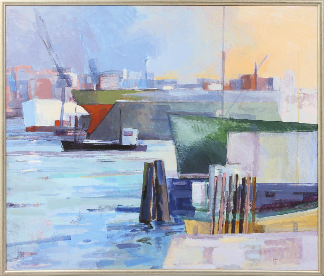 LARS BJÖNNI ANDERSSON. Olja på duk, sign.