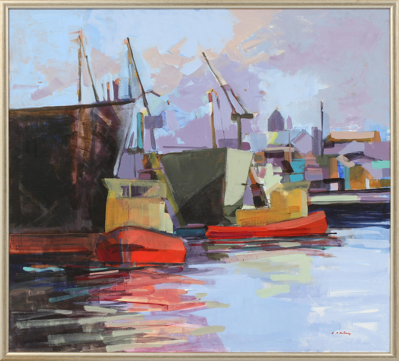 LARS BJÖNNI ANDERSSON, olja på duk, sign.