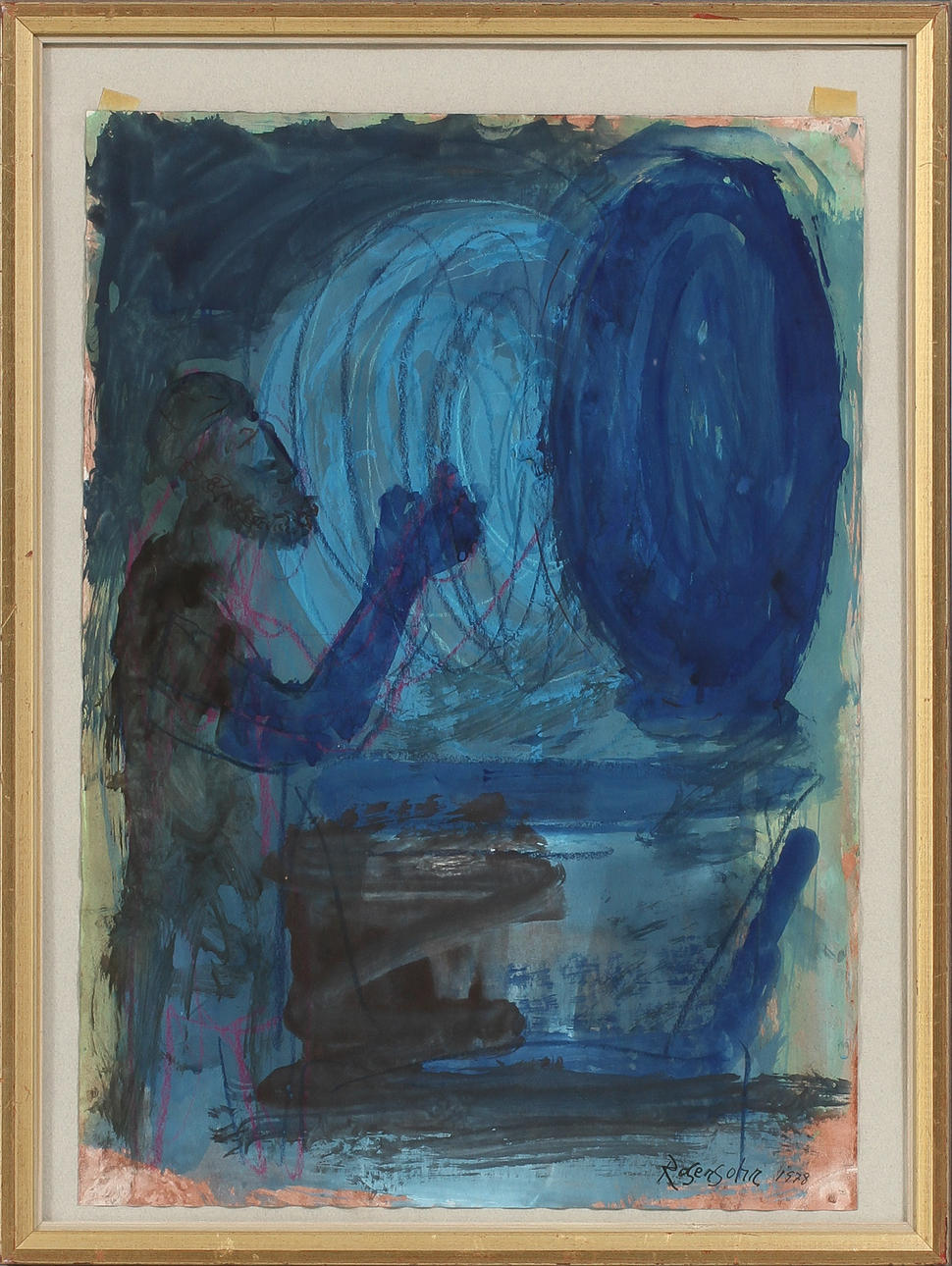 LENNART ROSENSOHN, akvarell, sign o dat 1978.