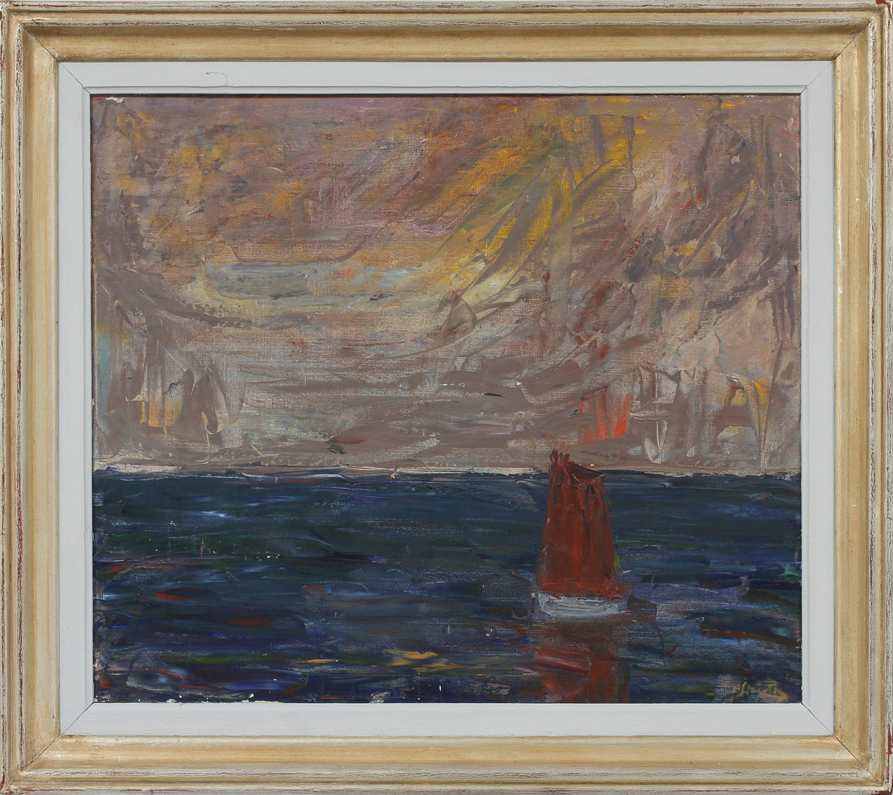 HANS STRIDH, olja på duk, sign.