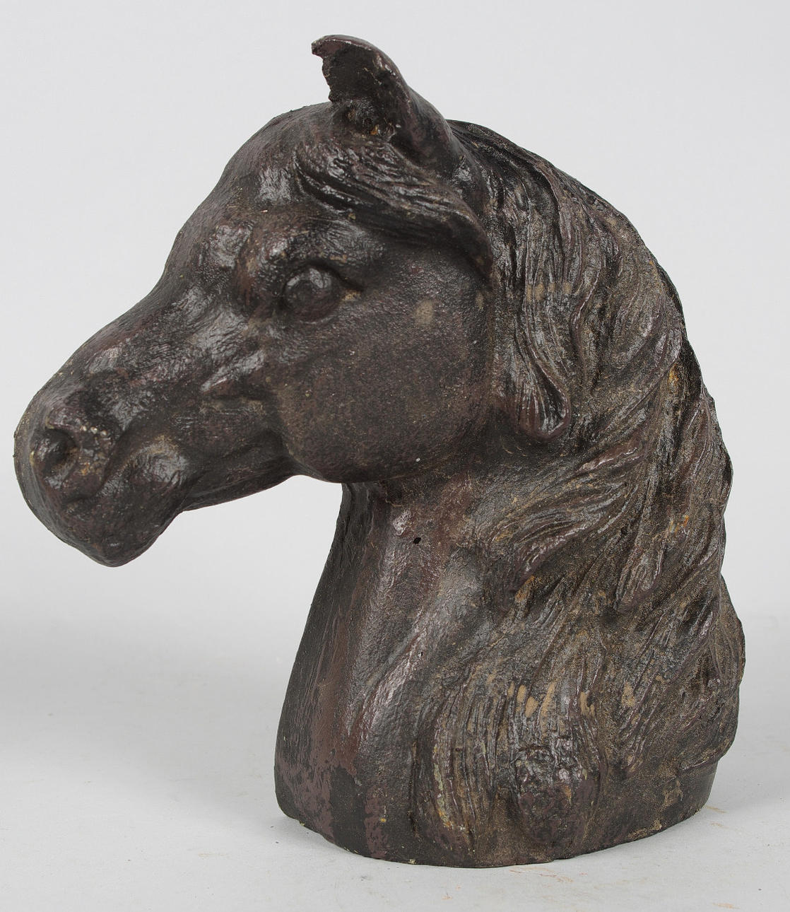 DÖRRSTOPP, häst, gjutjärn, samtida.