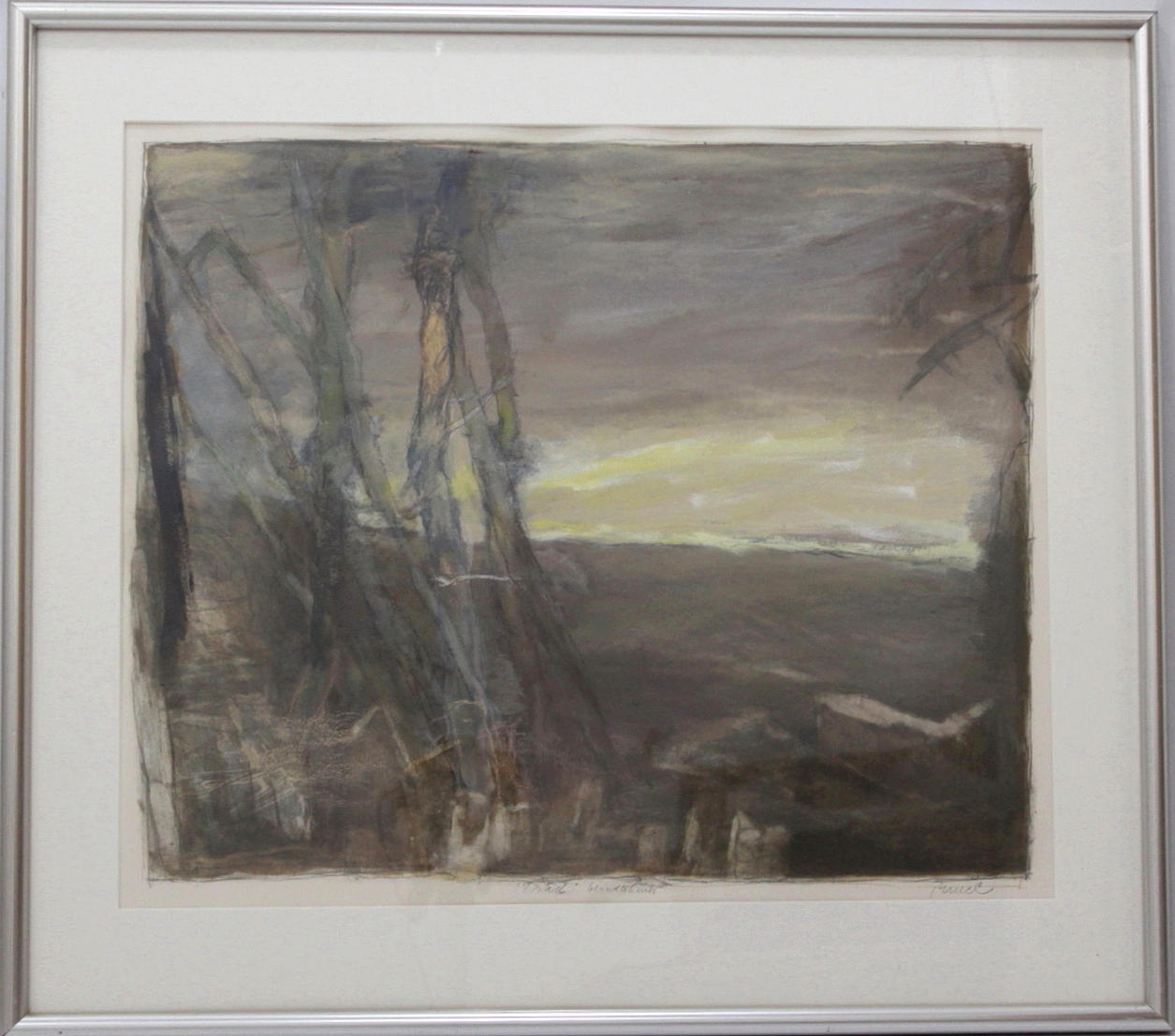 RUNE CLAESSON. "träd" Blandteknik.