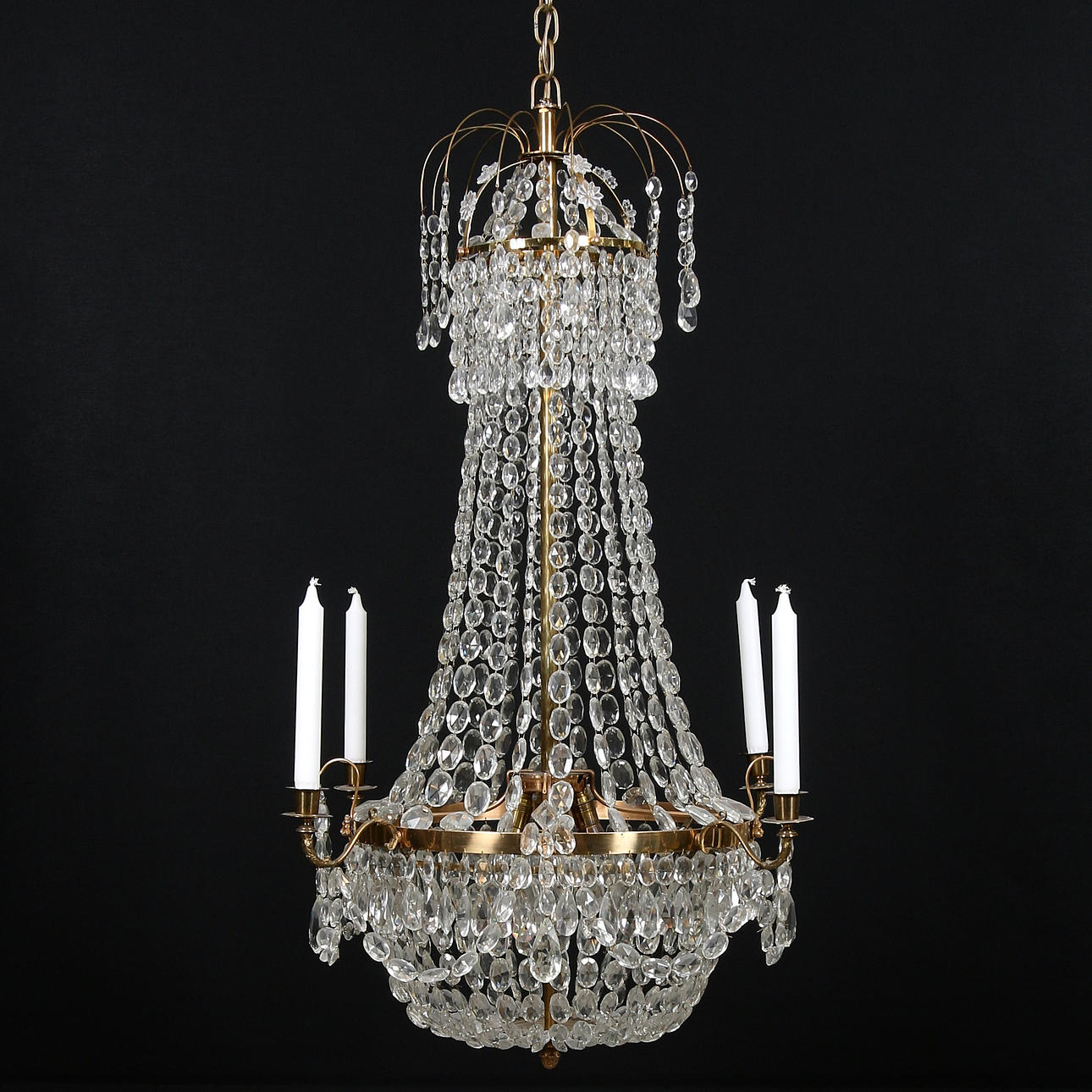 Lysekrone, Empire-stil, 1900-tallet.