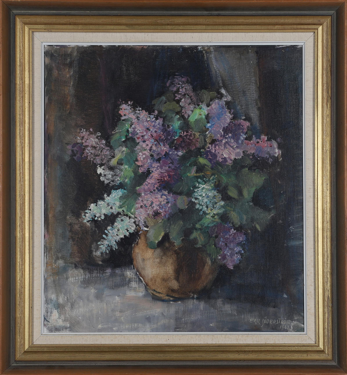 ERIC SÖDERSTRÖM. oil on canvas pasted on Board, signed and dated 1968.