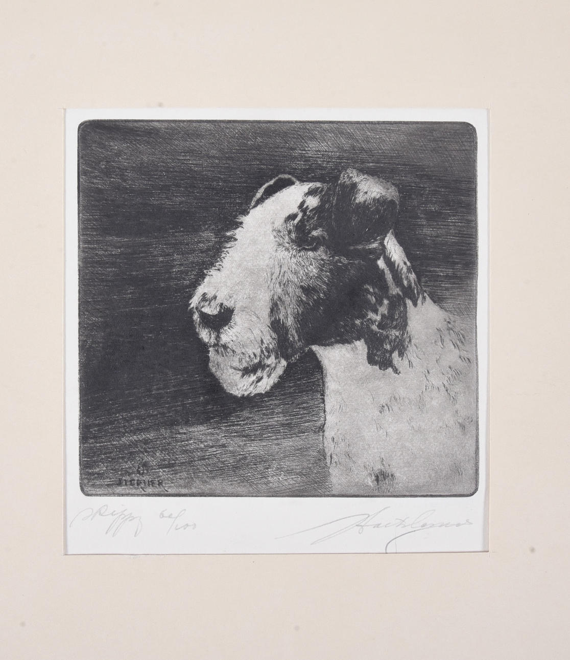 MALTE STERNER. Etsning.