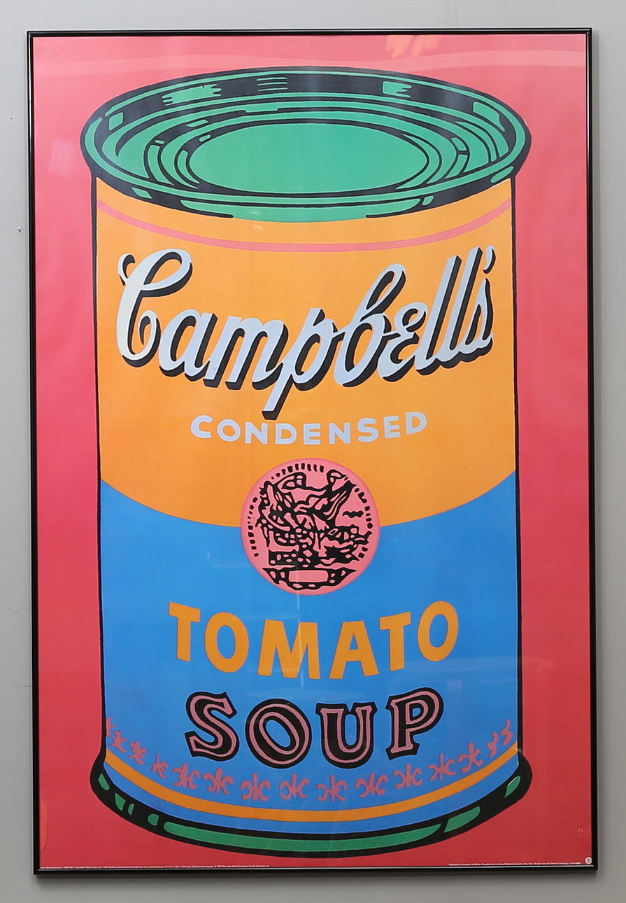 ANDY WARHOL. efter, offset, Cambells tomato soup 1968, tryckt 1993.