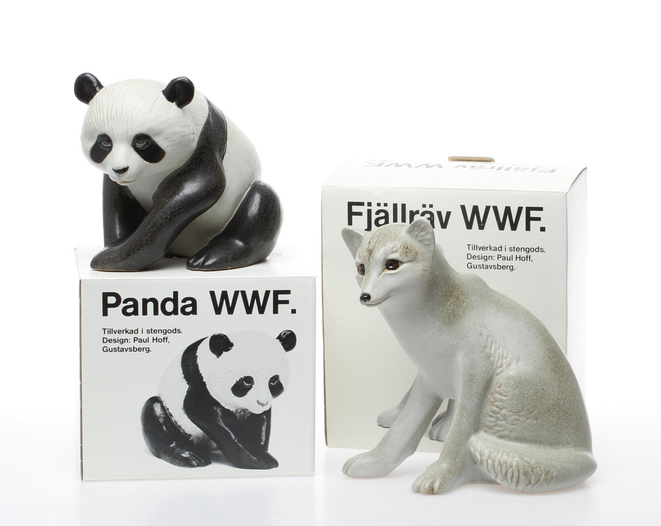 FIGURINER 2 st, keramik, Paul Hoff Gustavsberg.