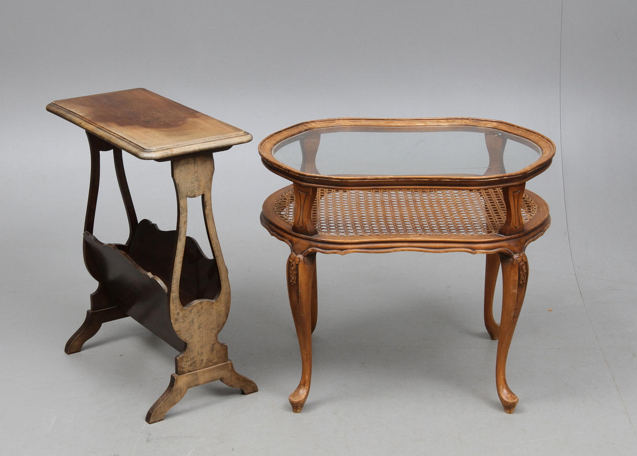 SIDOBORD samt TIDNINGSBORD, 1900-tal.