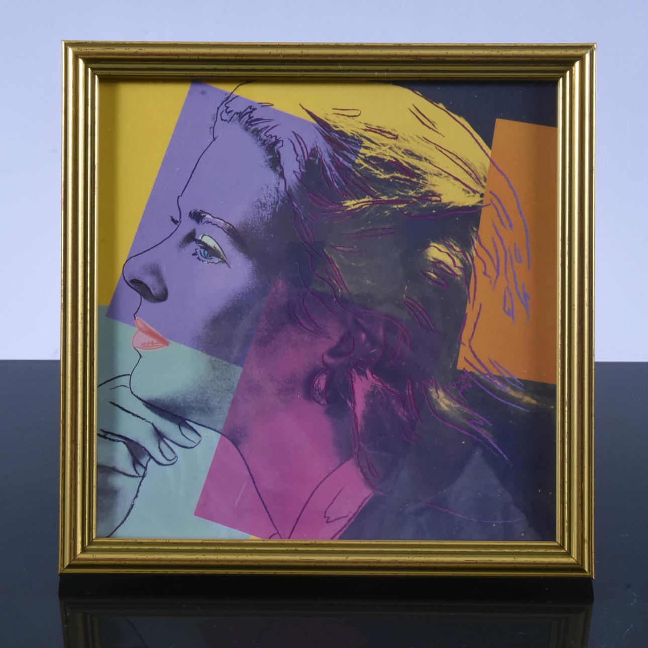 ANDY WARHOL. EFTER. Färgoffset, "Ingrid herself", 1983.