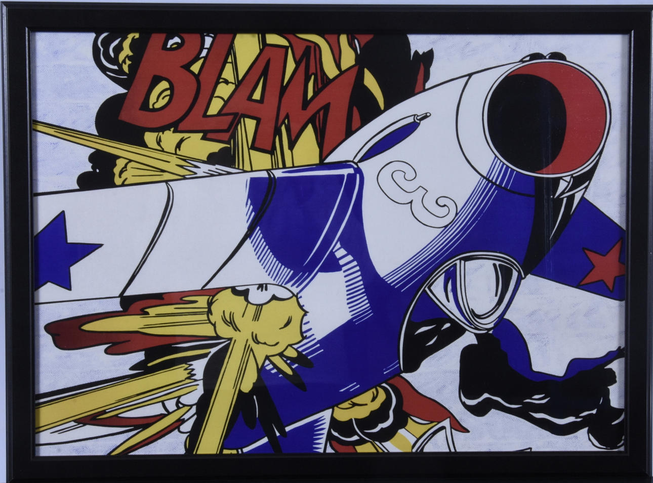 ROY LICHTENSTEIN. EFTER. Gicleétryck. "Blam".