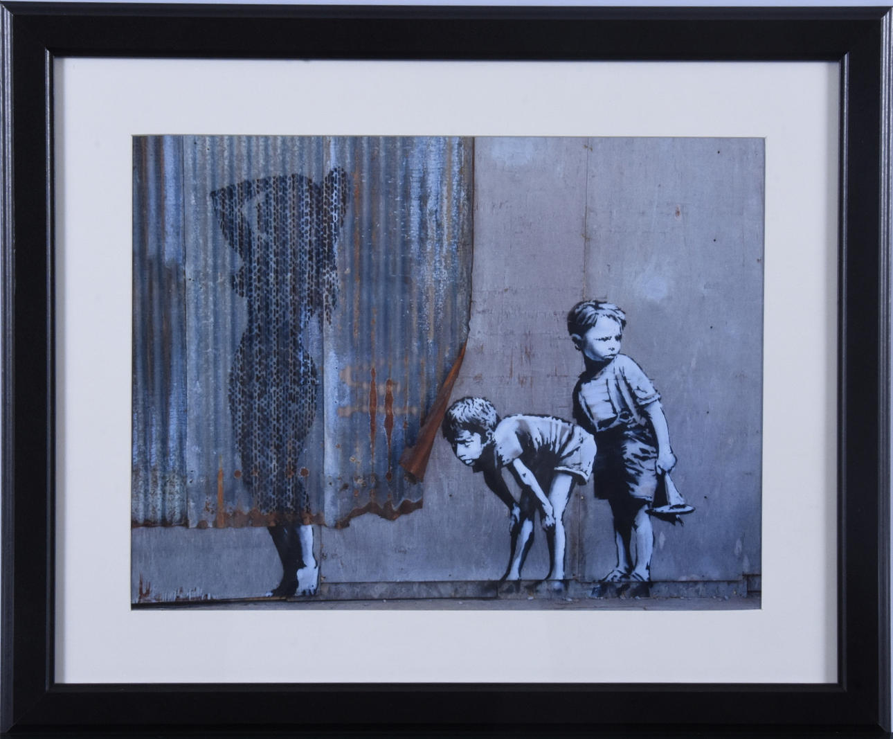BANKSY. EFTER. Offsettryck.