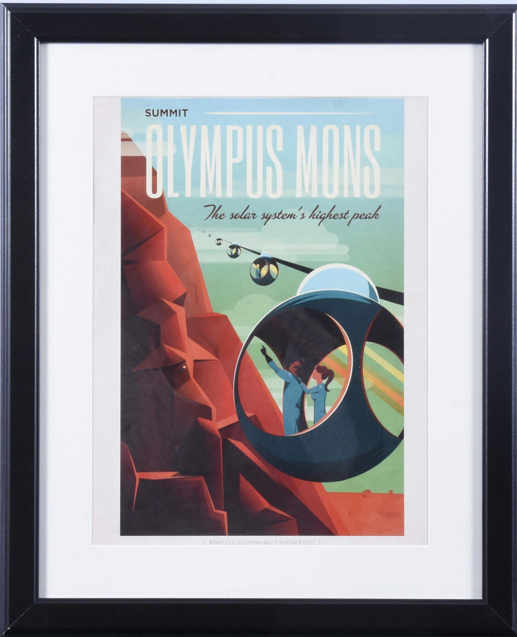 NASA, affisch offsettryck.