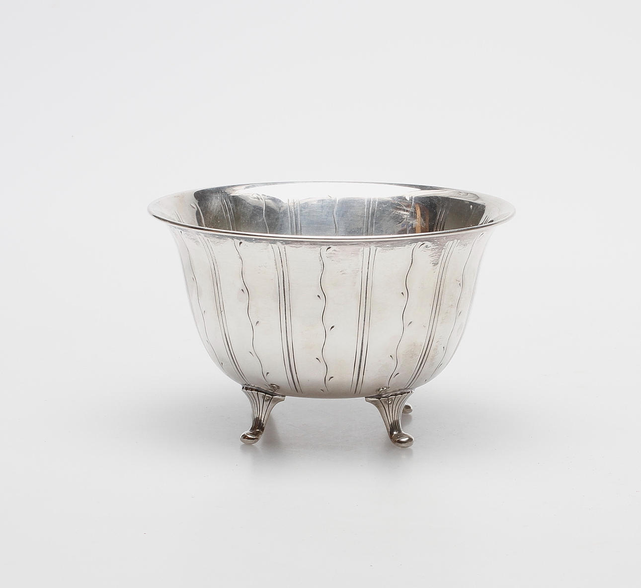 SKÅLA, silver, ML Ohlson, GAB, Stockholm 1929, vikt ca 211 gram.