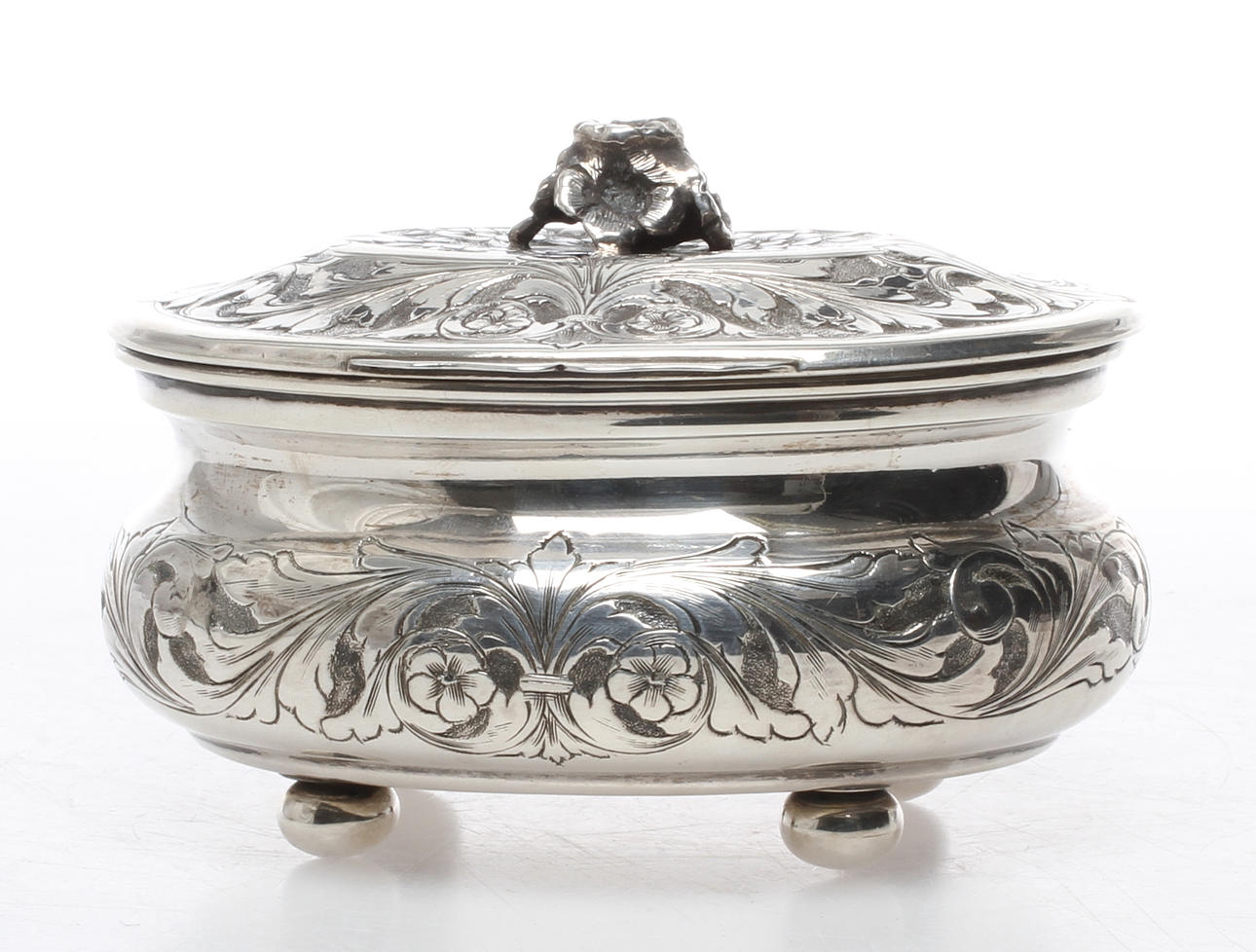 SOCKERSKÅL, silver, svenska importstämplar, 1900-tal.