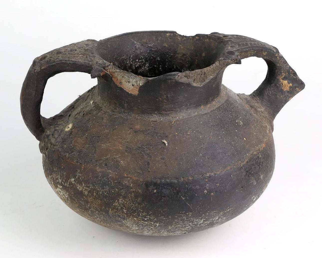 POTTERY, antique, from archaeological excavation.