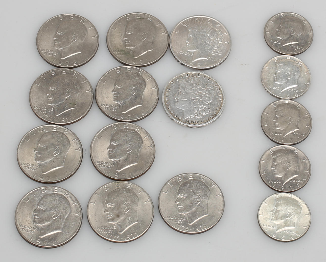 SILVERMYNT 16 st, amerikanska.