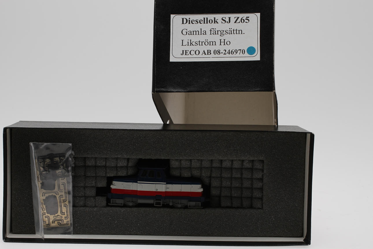MODELLOK JECO SJ Z65, ORIGINALKARTONG.