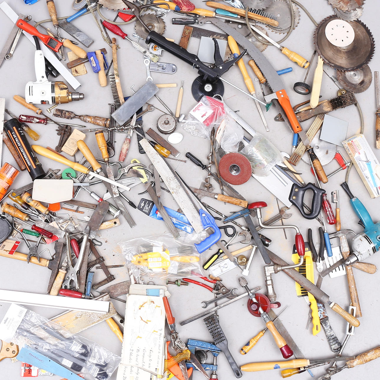 VERKTYG, parti, 1900-tal.