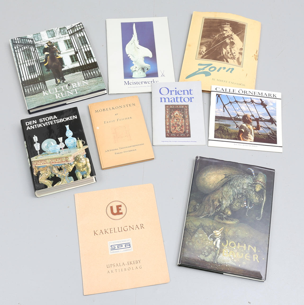 BÖCKER och HÄFTEN om konst och konsthantverk.