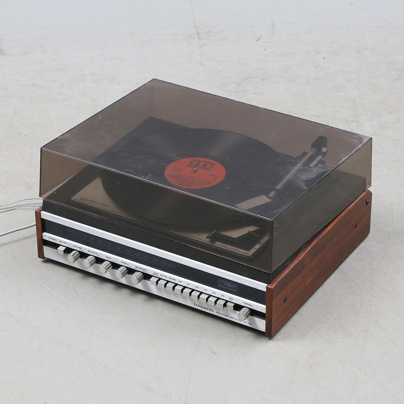 Plattenspieler, Tandberg, 1900.