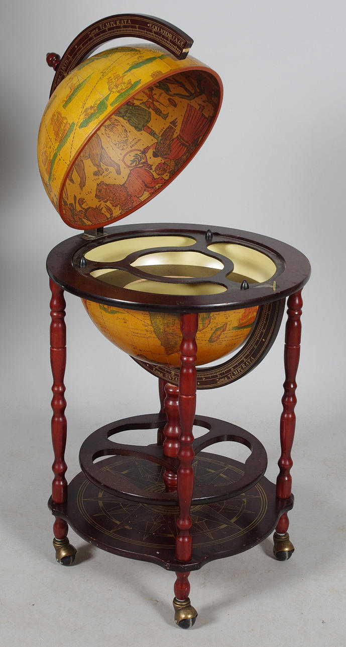 BARGLOB på hjul, engelsk stil, sent 1900-tal.