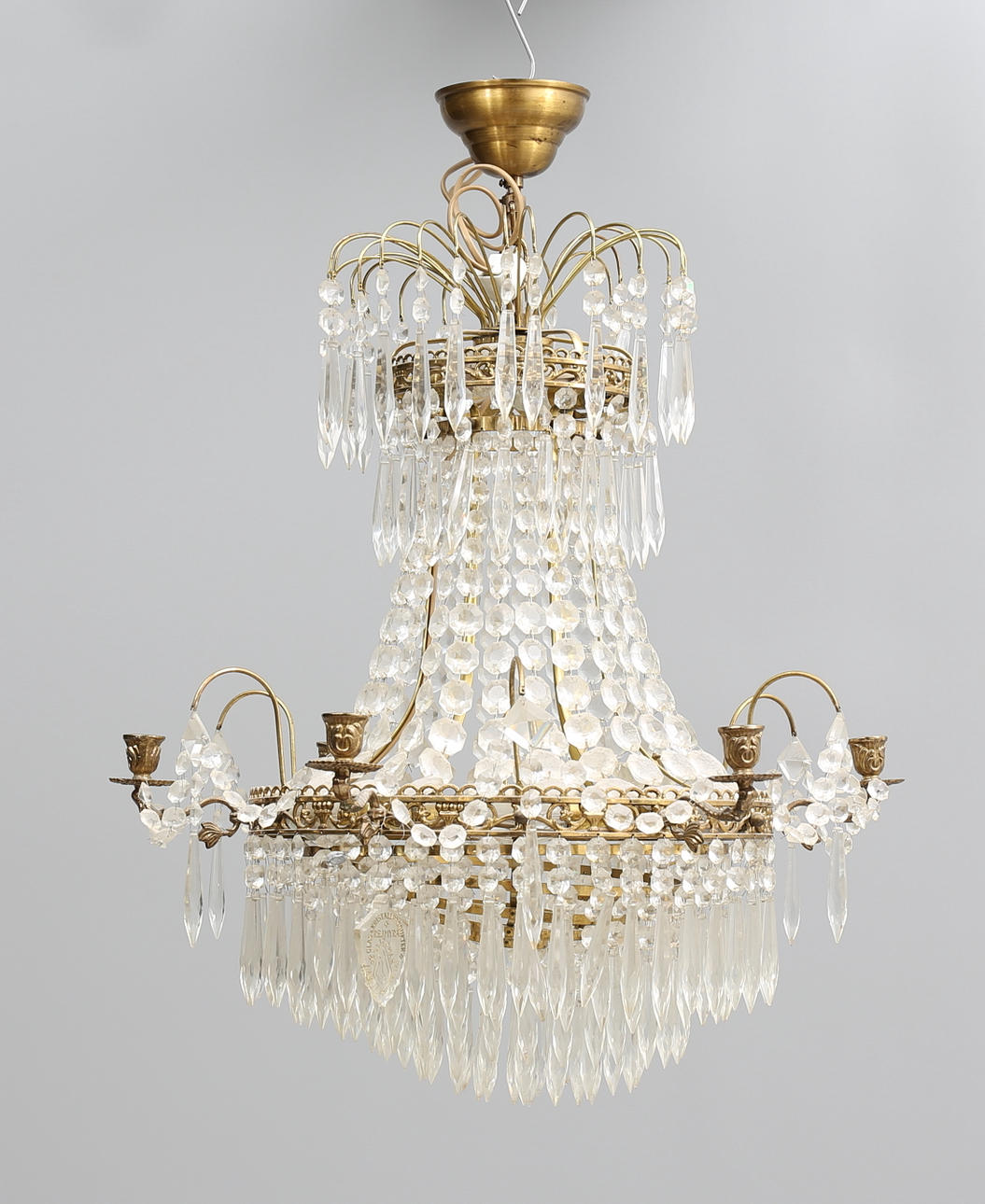 LJUSKRONA, Rejmyra glas & kristallprodukter, 1900-talets mitt/andra hälft.