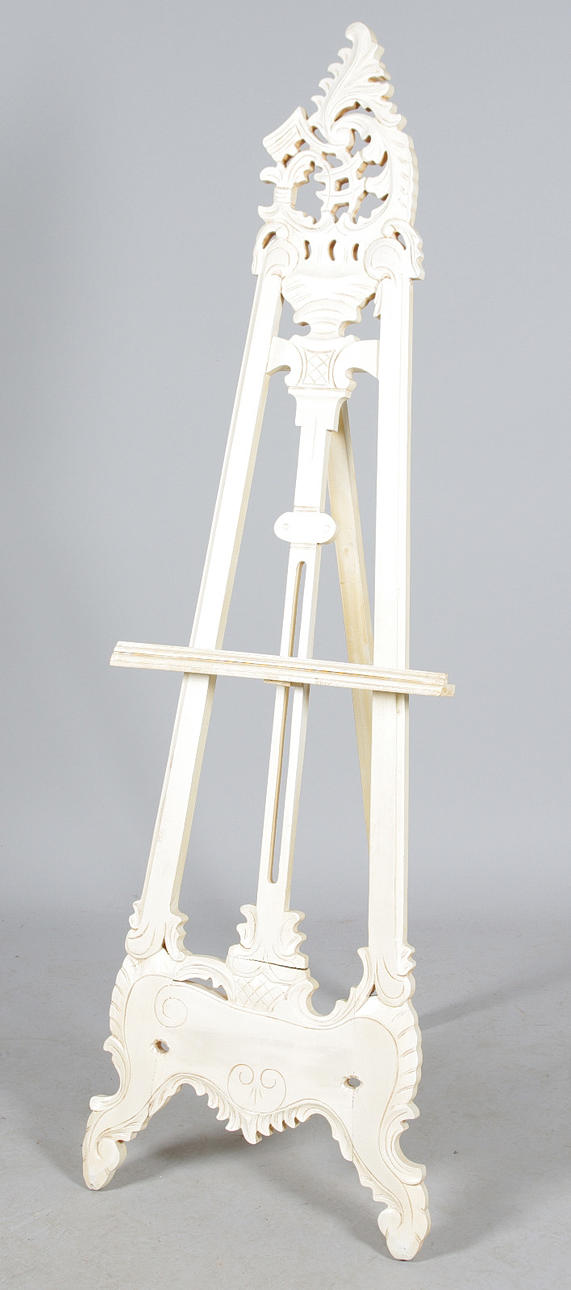 STAFFLI, vitmålar, rokokostil, samtida.