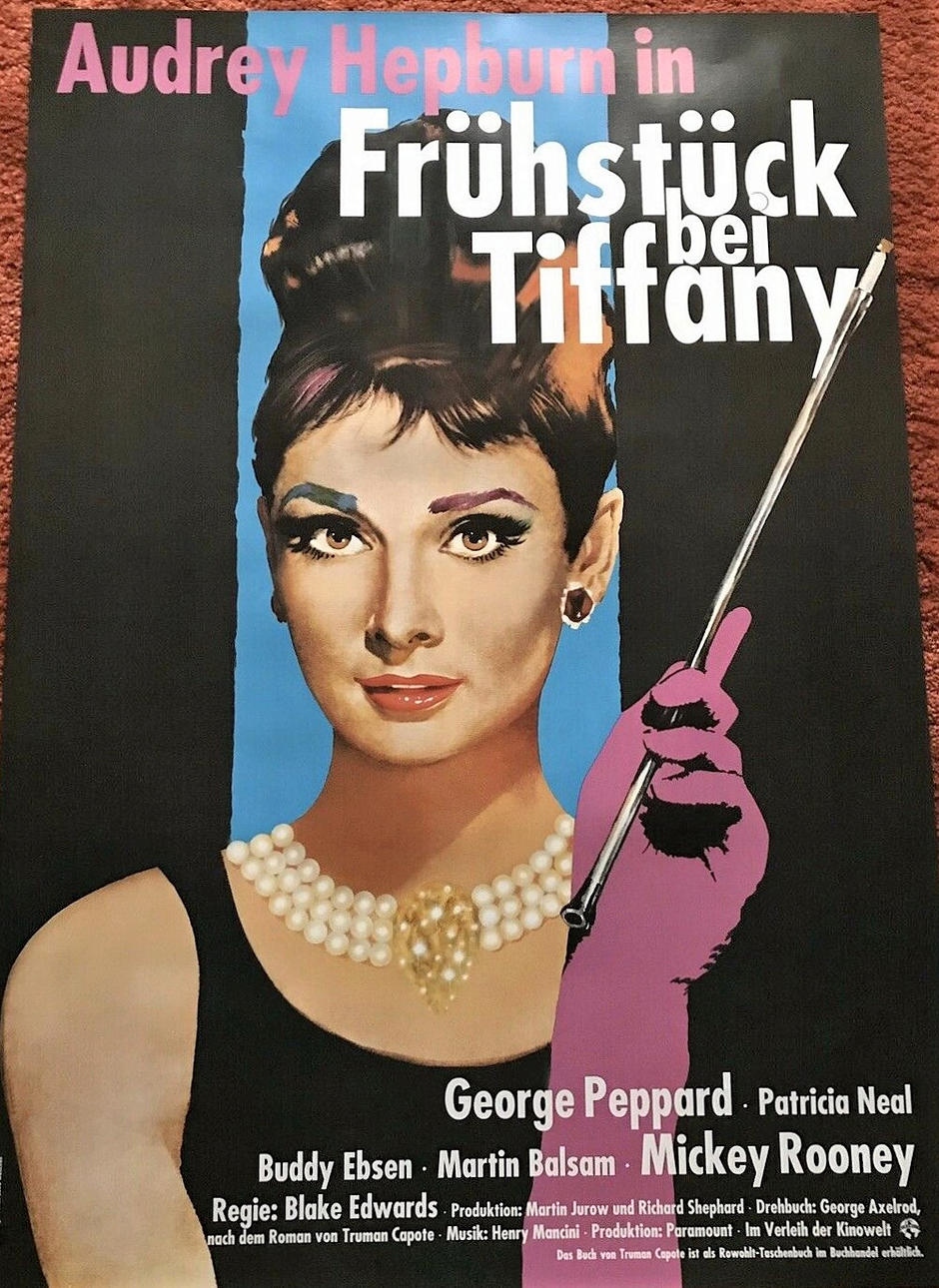 BREAKFAST AT TIFFANY'S: POSTER, circa 1980.