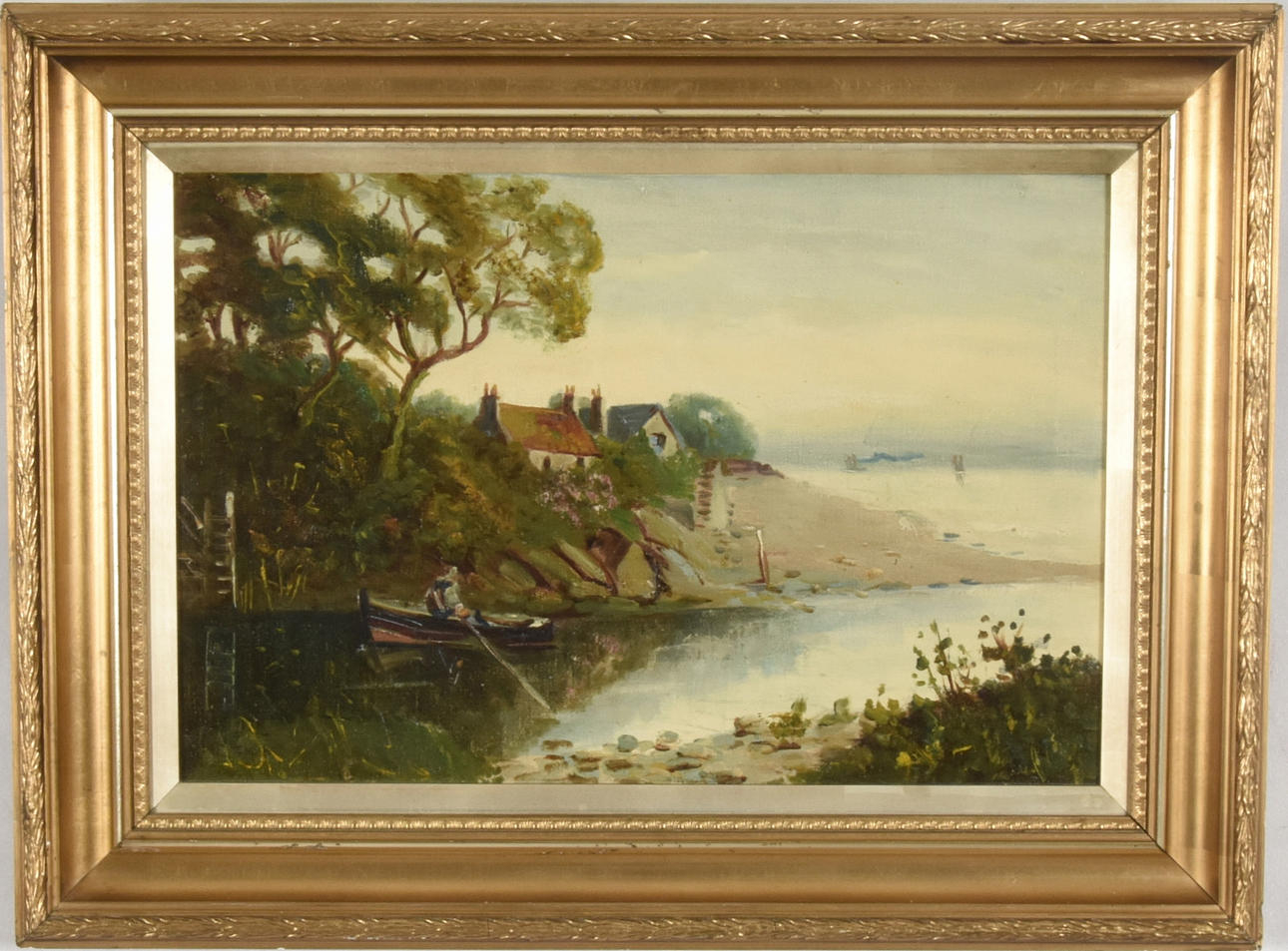 OIDENTIFIERAD KONSTNÄR. Olja på duk.