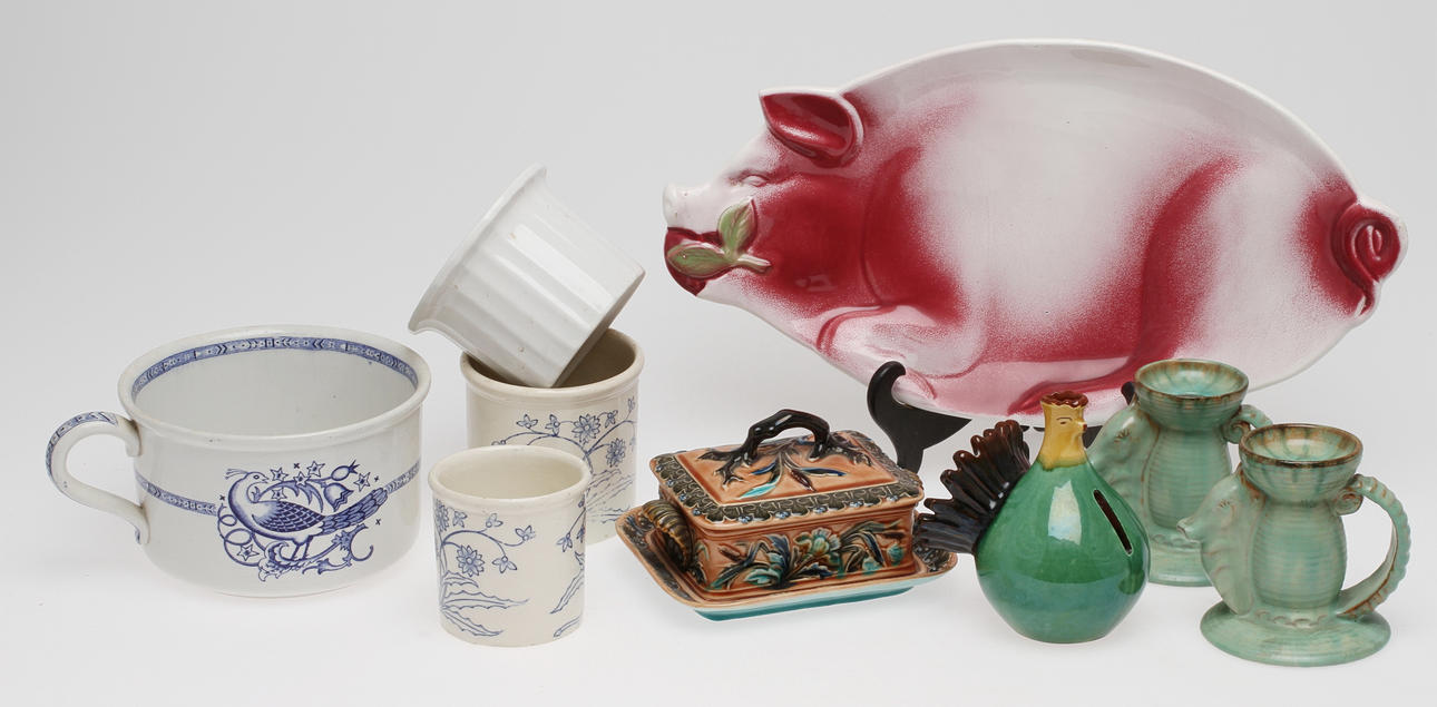 PARTI KERAMIK/PORSLIN, mestadels Rörstrand.