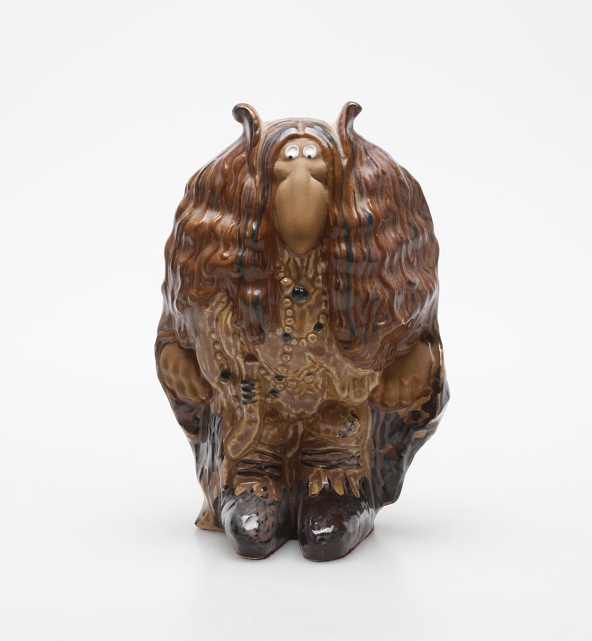 JOHN BAUER. EFTER. Troll, ur Troll och Tuvstarr, 1915. Rosa Ljung. Keramik.