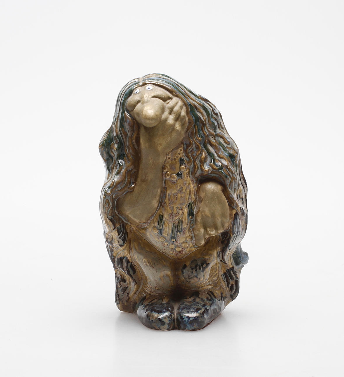 JOHN BAUER. EFTER. Troll, ur Troll och Tuvstarr, 1915. Rosa Ljung. Keramik.