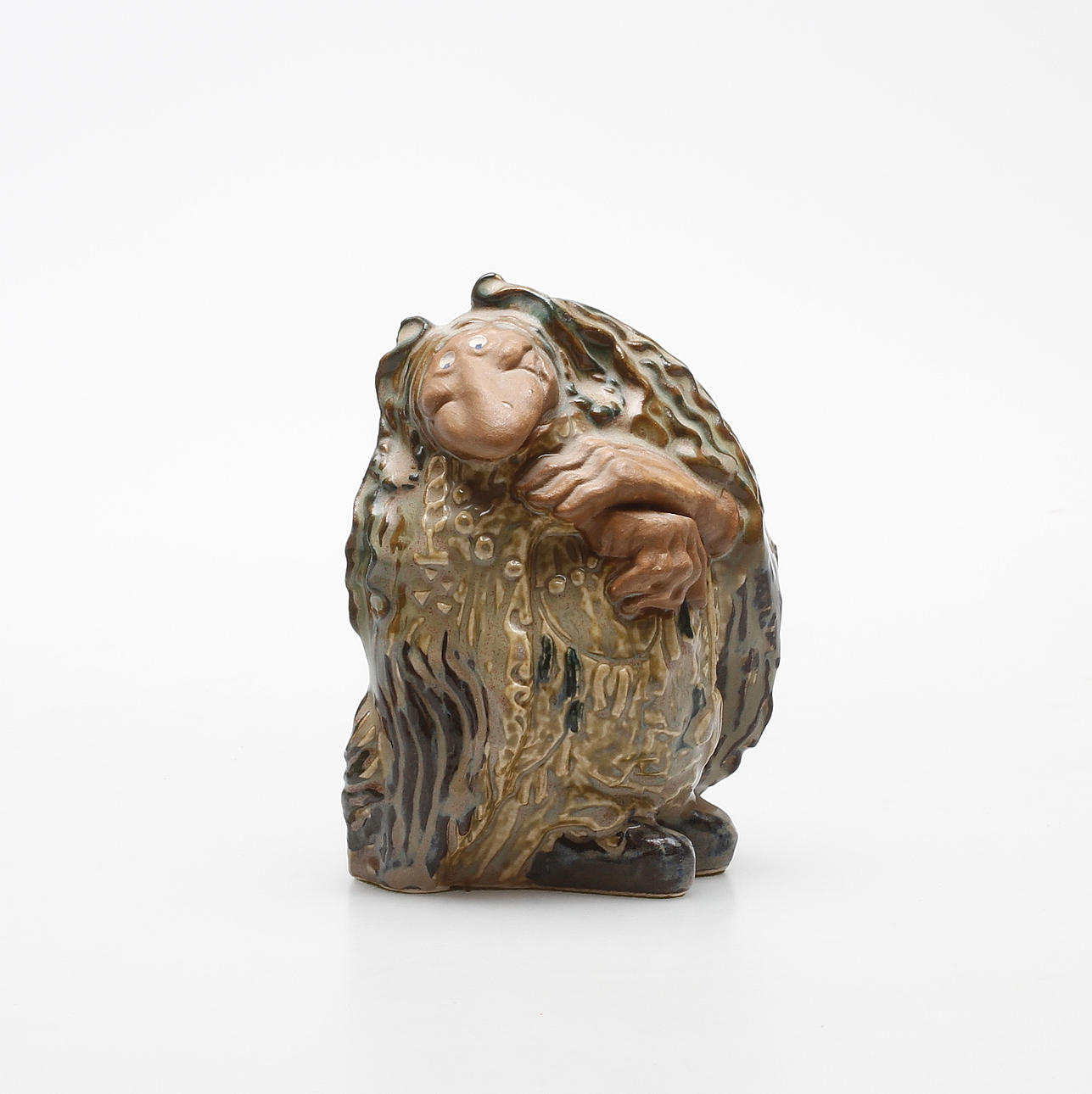 JOHN BAUER. EFTER. Troll, ur Troll och Tuvstarr, 1915. Rosa Ljung. Keramik.