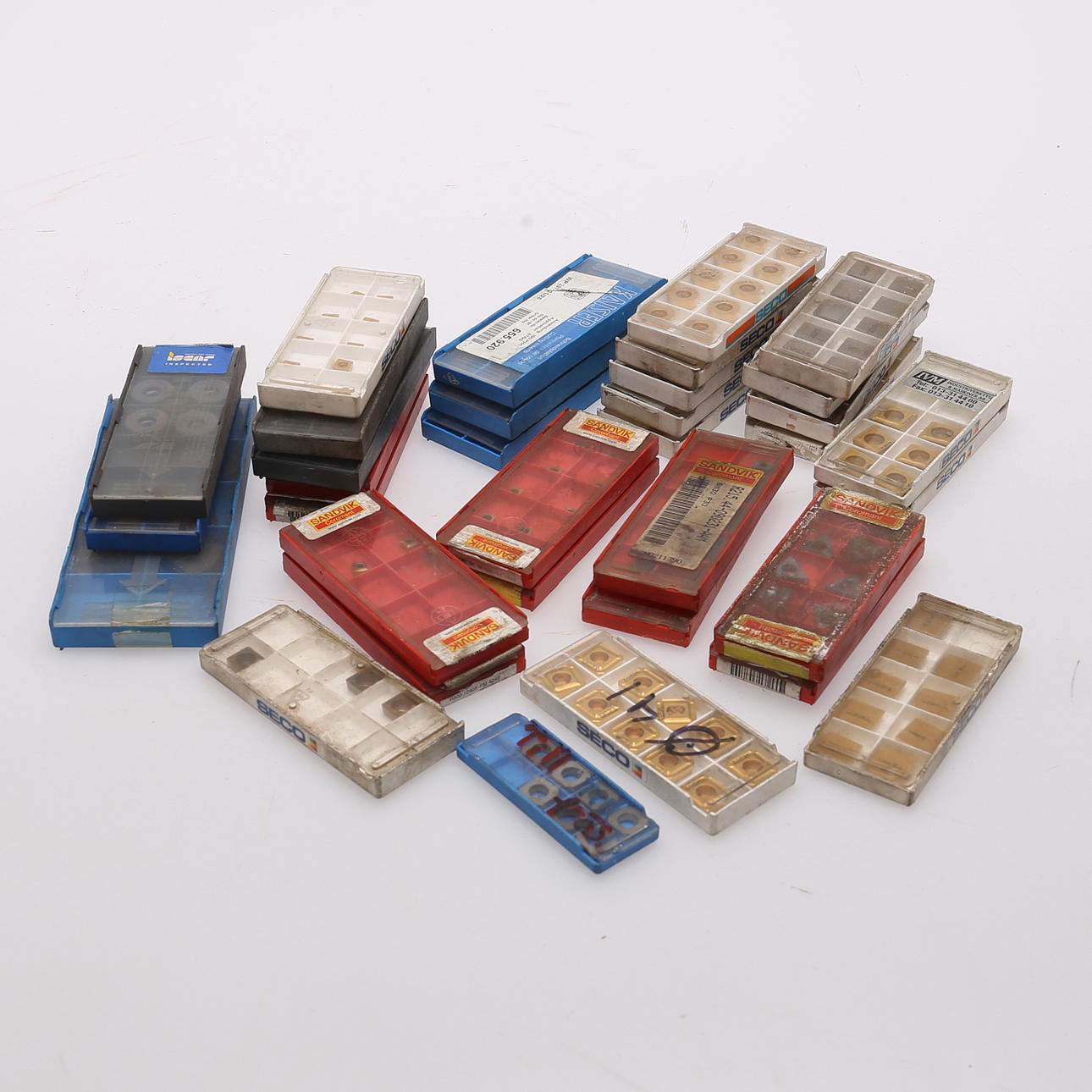 DRIBE STÅL, Sæt, Sandvik/Seco/Kaiser.